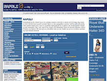 Tablet Screenshot of napoli.webby.no