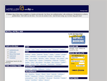 Tablet Screenshot of hotell.webby.no