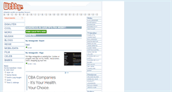 Desktop Screenshot of cel.webby.no