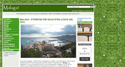 Desktop Screenshot of malaga.webby.no