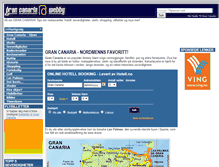 Tablet Screenshot of grancanaria.webby.no